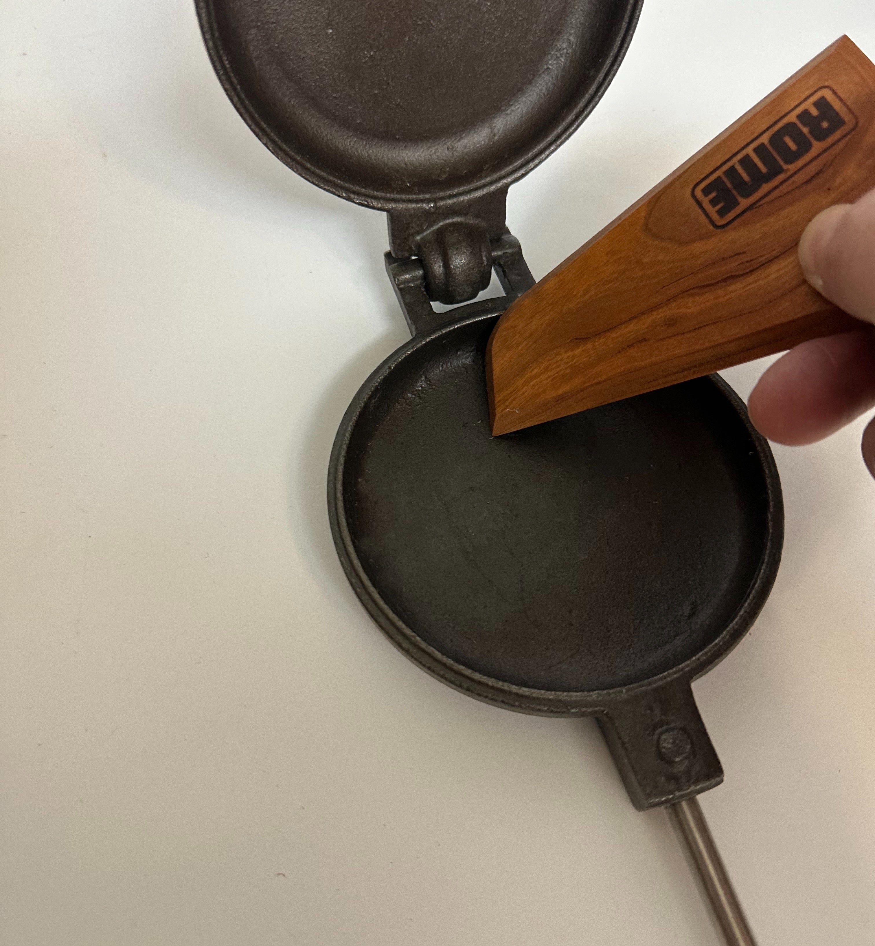Wood Scraper For Pie Irons and Cast Iron Cookware, Rome Industries #1983