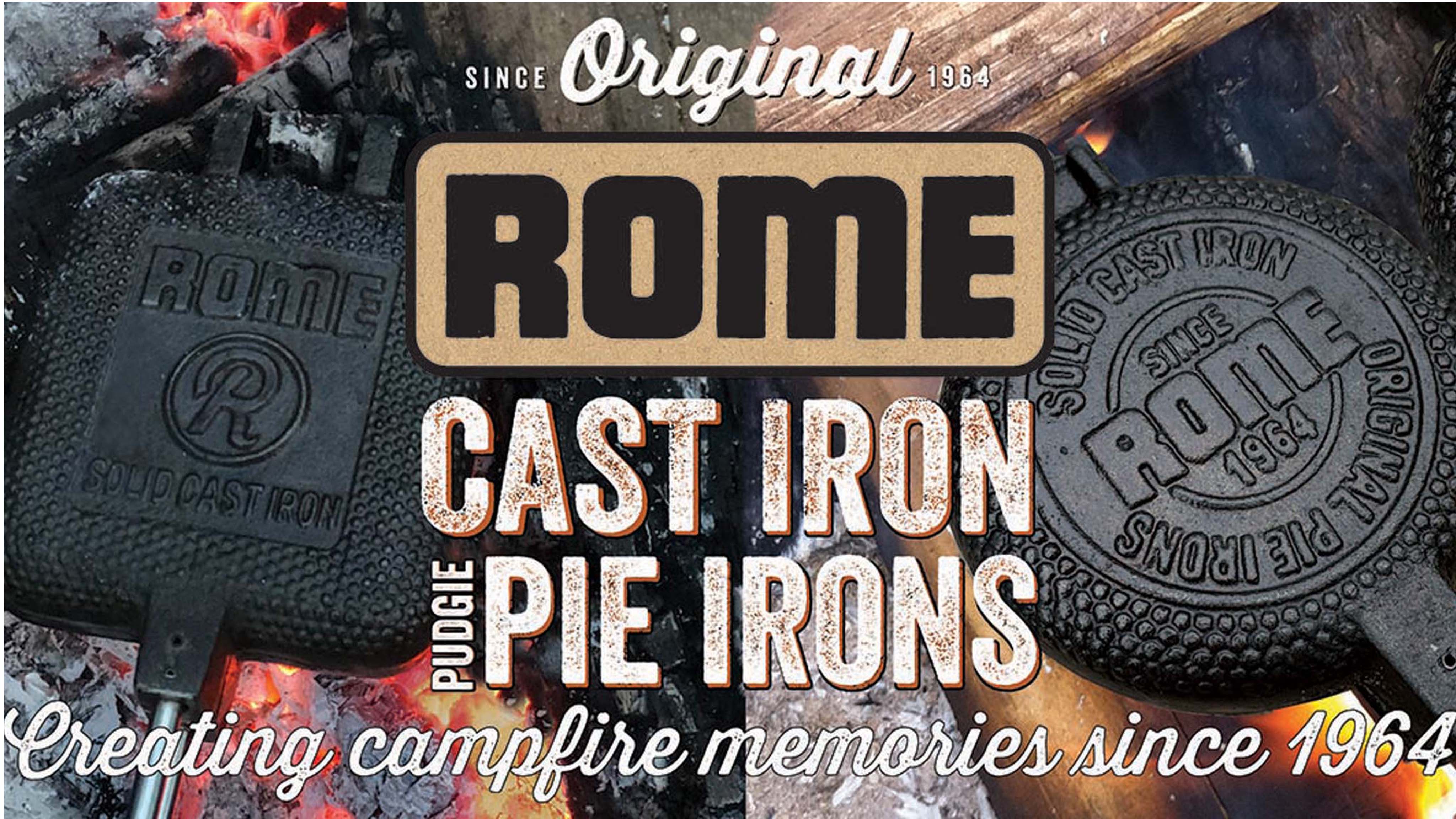 Double Cast Iron Pie Iron - Original By Rome #1605
