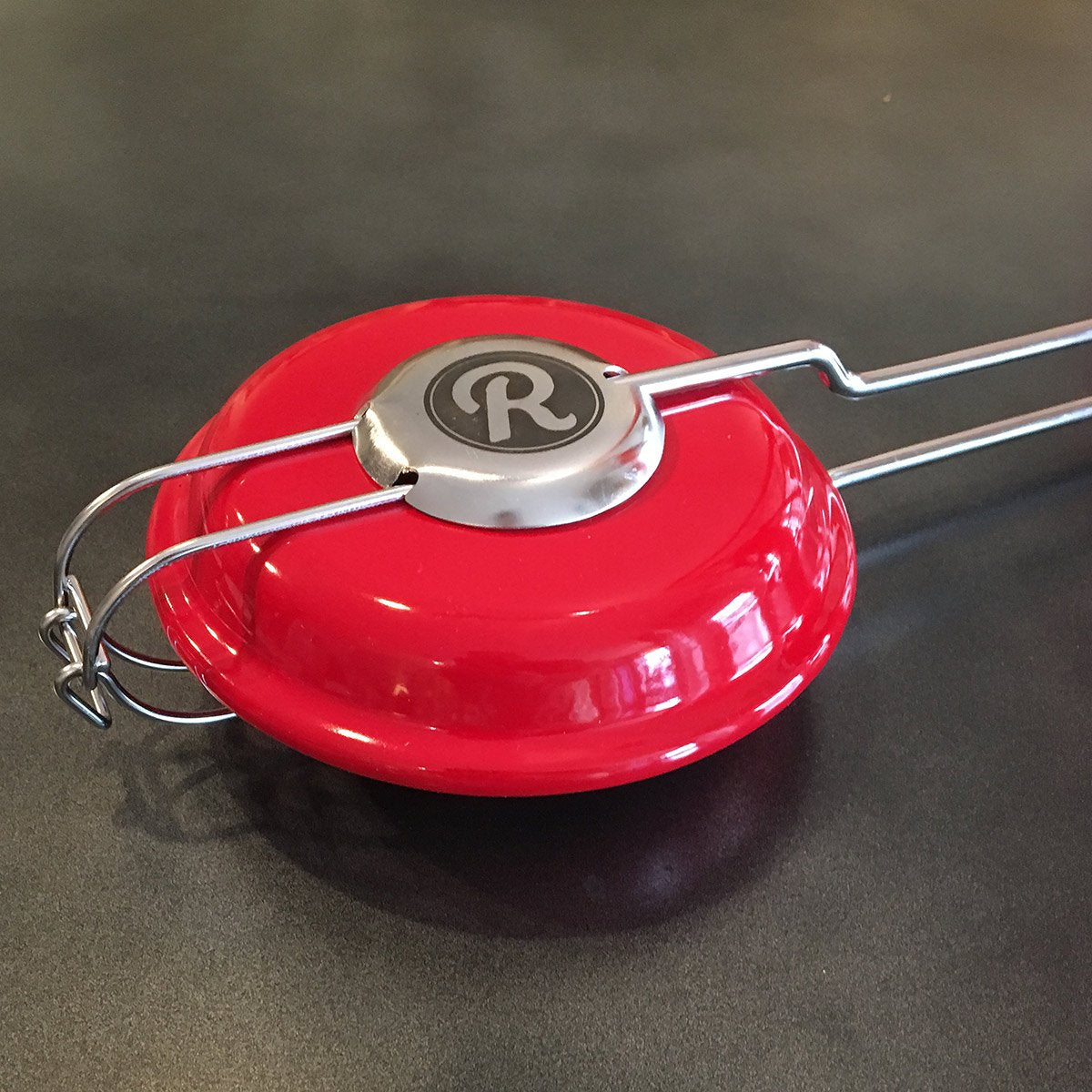 Round Stainless Steel Enameled Pie Iron, Rome Industries #1460