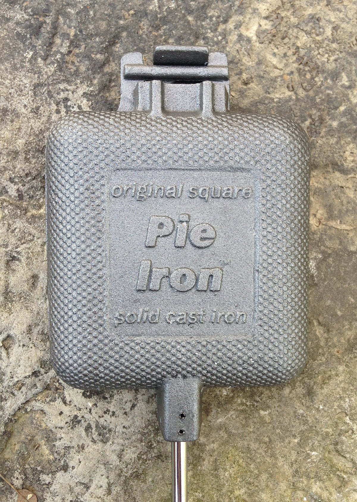 Square Pie Iron - Cast Iron, Rome Industries #1705