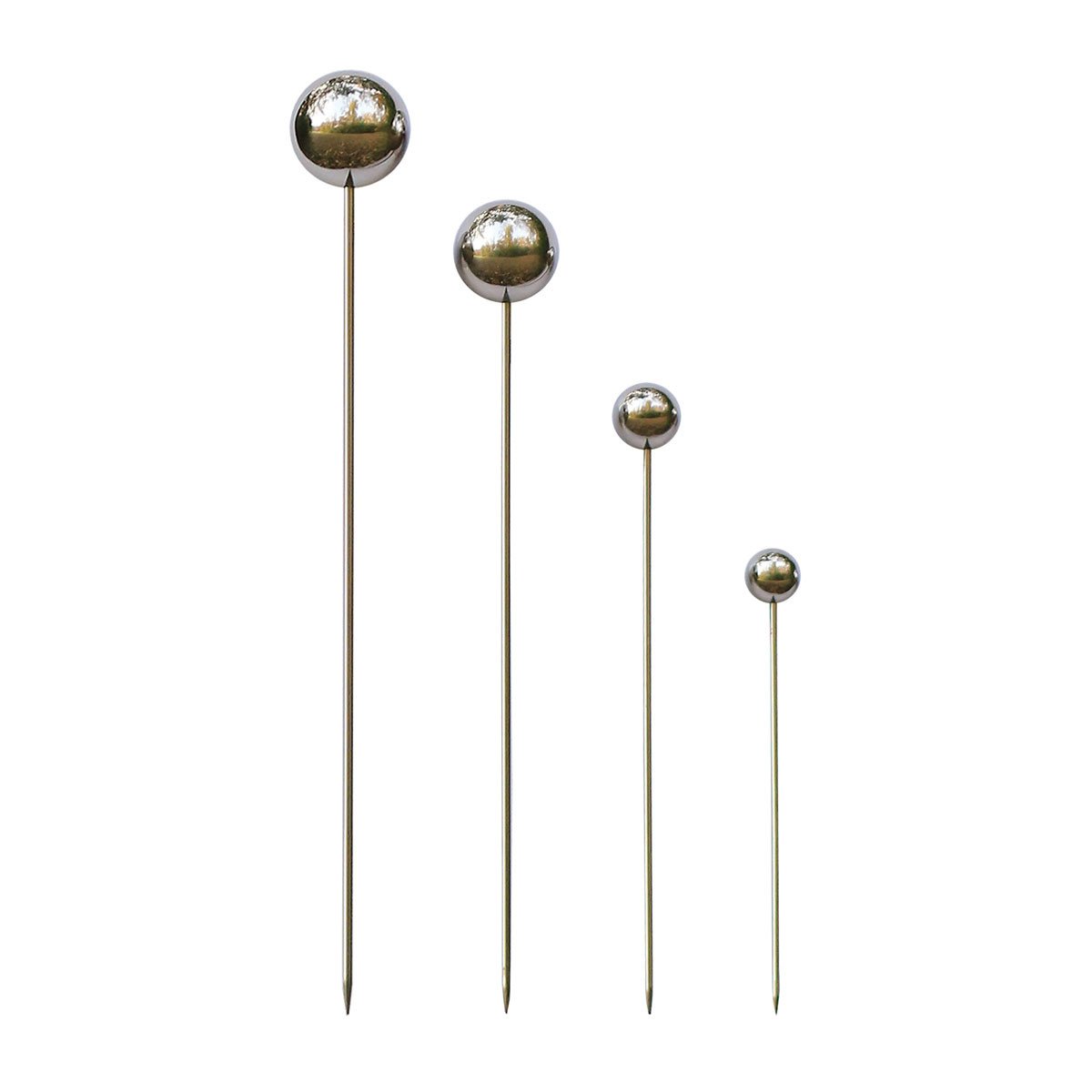 Small Stainless Steel Garden Lollipop Stakes, Rome #715