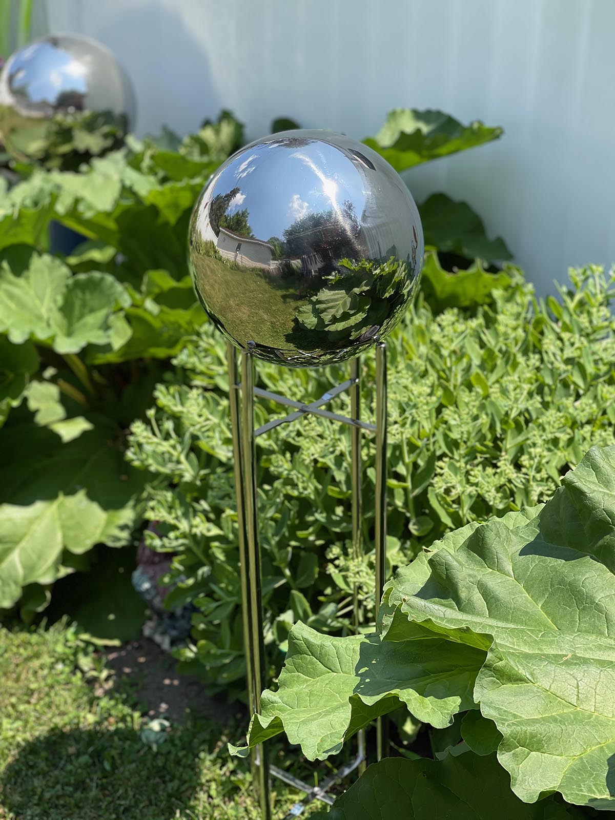 Stainless Steel Stand For Gazing Globes, Rome #B121