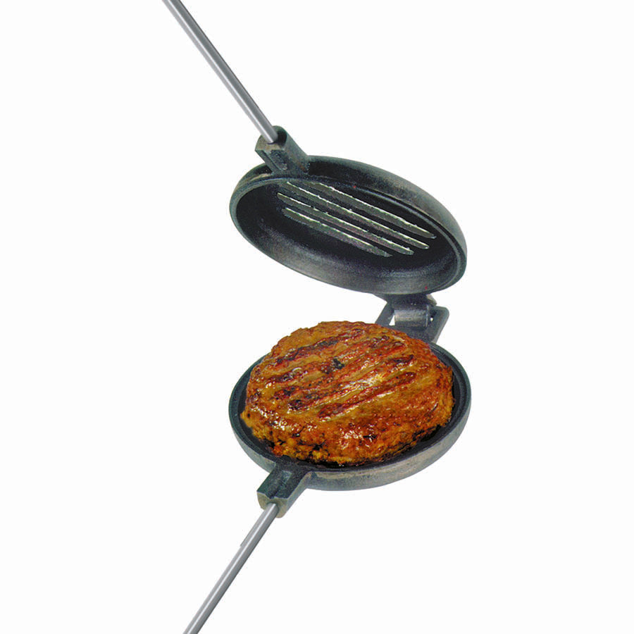 Wilderness Hamburger Grill open with food white background