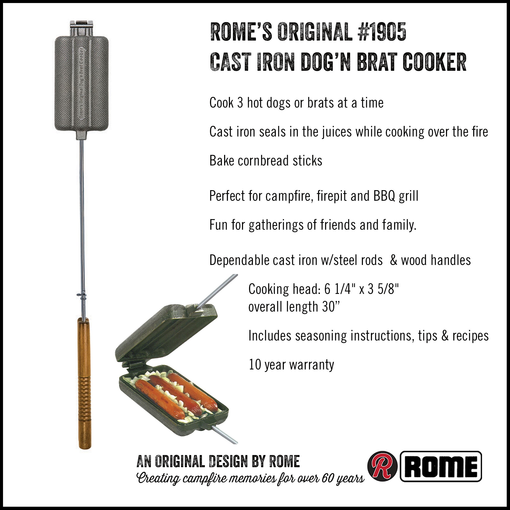 Dog N Brat Cooker full view with text