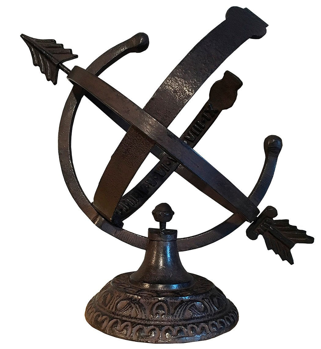 Aluminum Armillary Sundial, Rome #1332