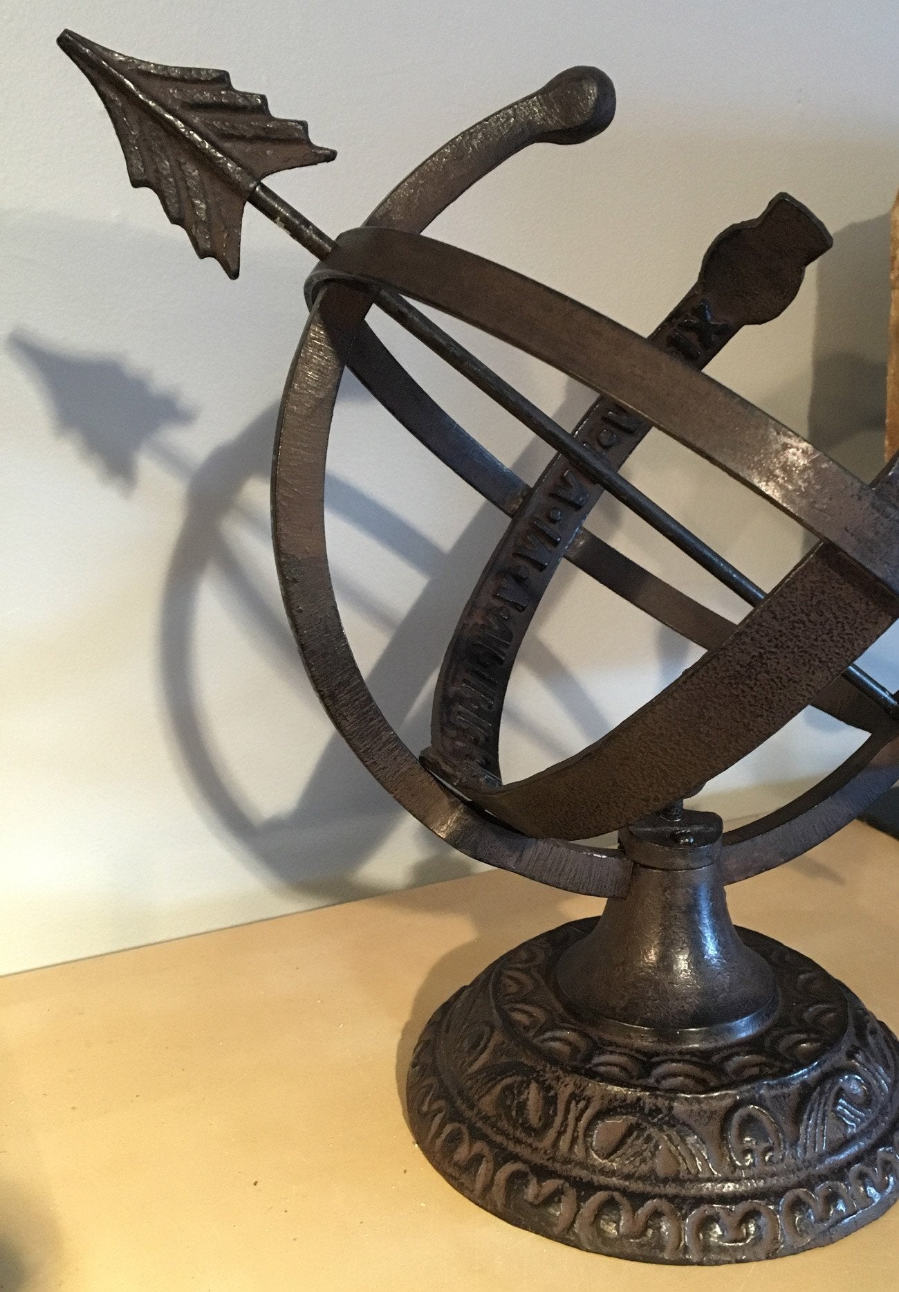 Aluminum Armillary Sundial, Rome #1332