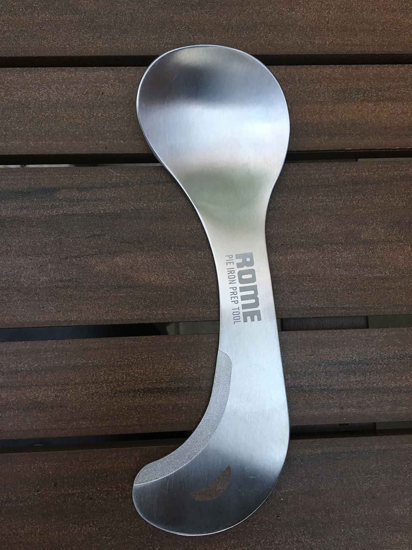 Pie Iron Prep Tool - Stainless Steel, Rome Industries #1982