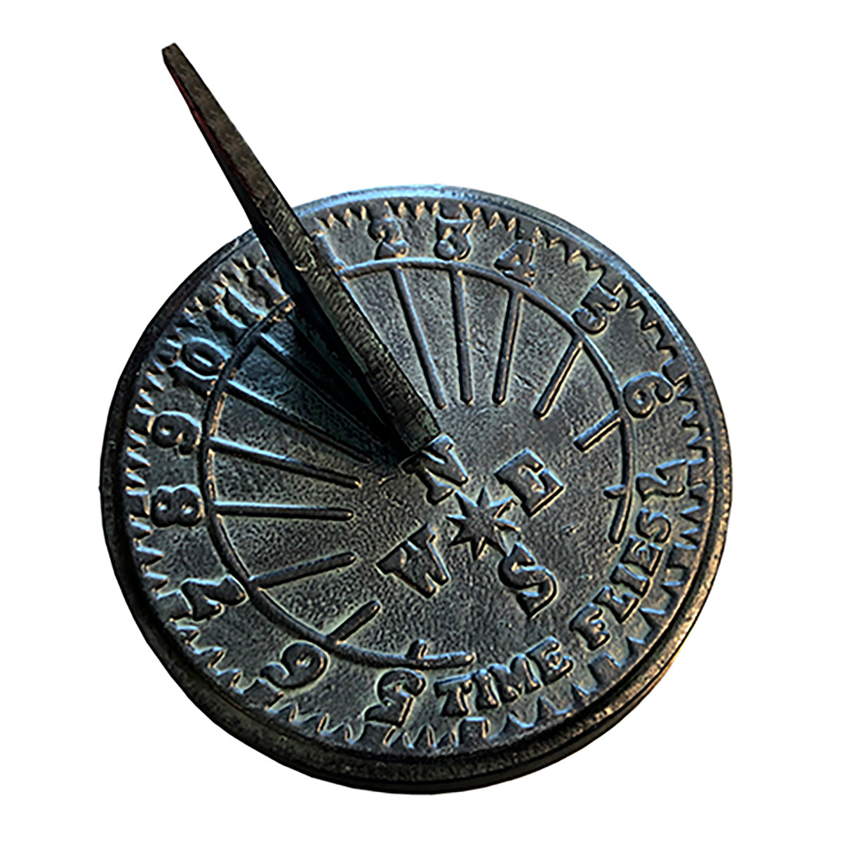 Cast Iron Numbers Sundial, 9 7/8" dia ROME #2520