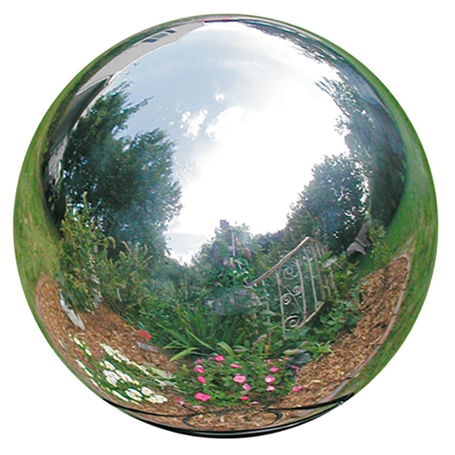 12 Diameter Silver Stainless Steel Globe, Rome #712-S