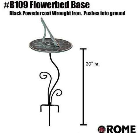 Flowerbed Pedestal Base, 20" ht Rome #B109