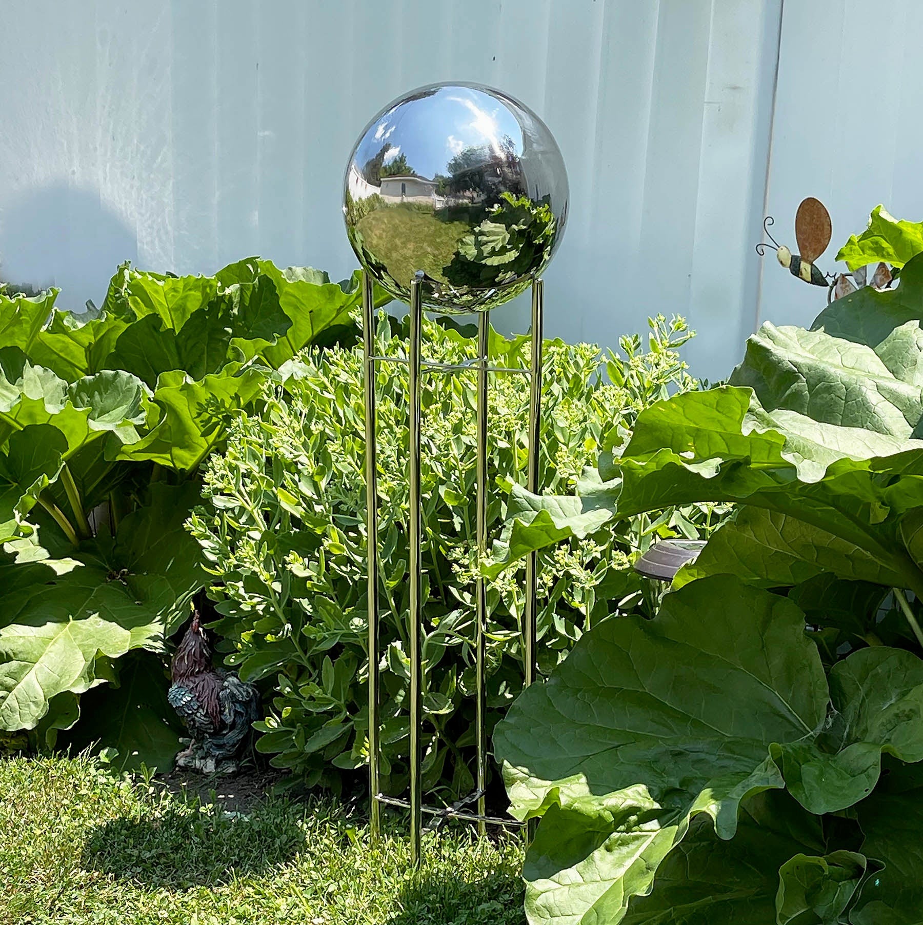 Stainless Steel Stand For Gazing Globes, Rome #B121