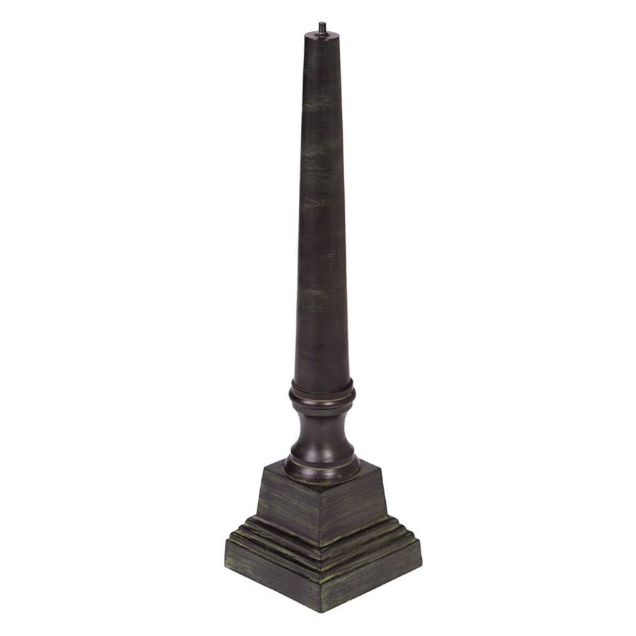 Cast Aluminum Pedestal, 25" ht Rome #B28