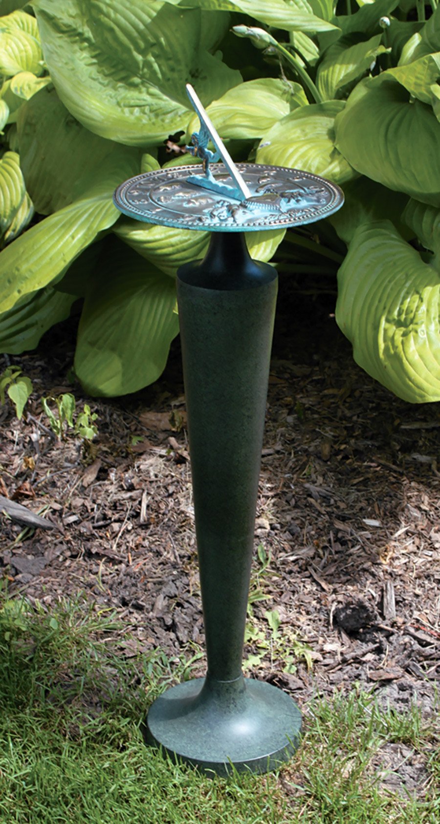 Cast Aluminum Pedestal, 28" ht Rome #B29